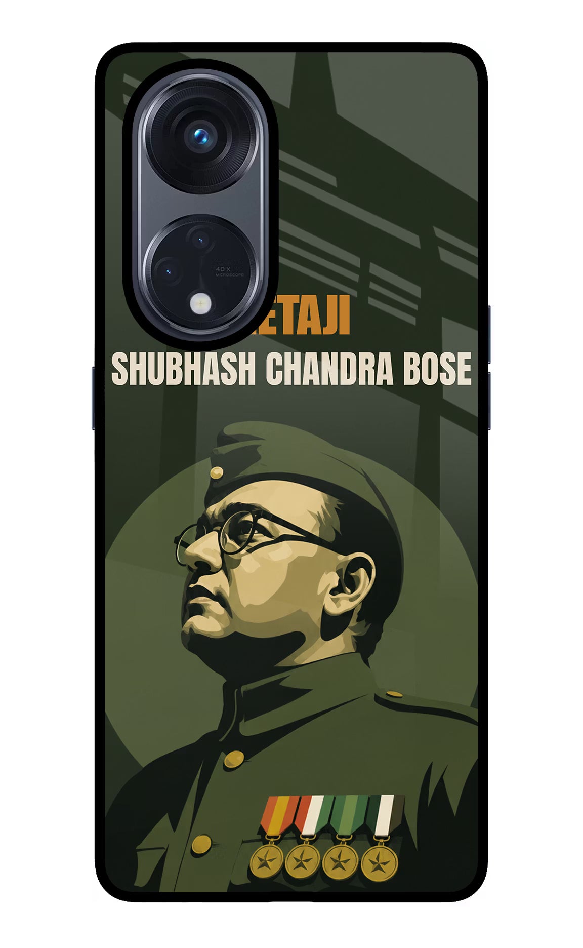 Netaji Legacy Oppo Reno8 T 5G Glass Case