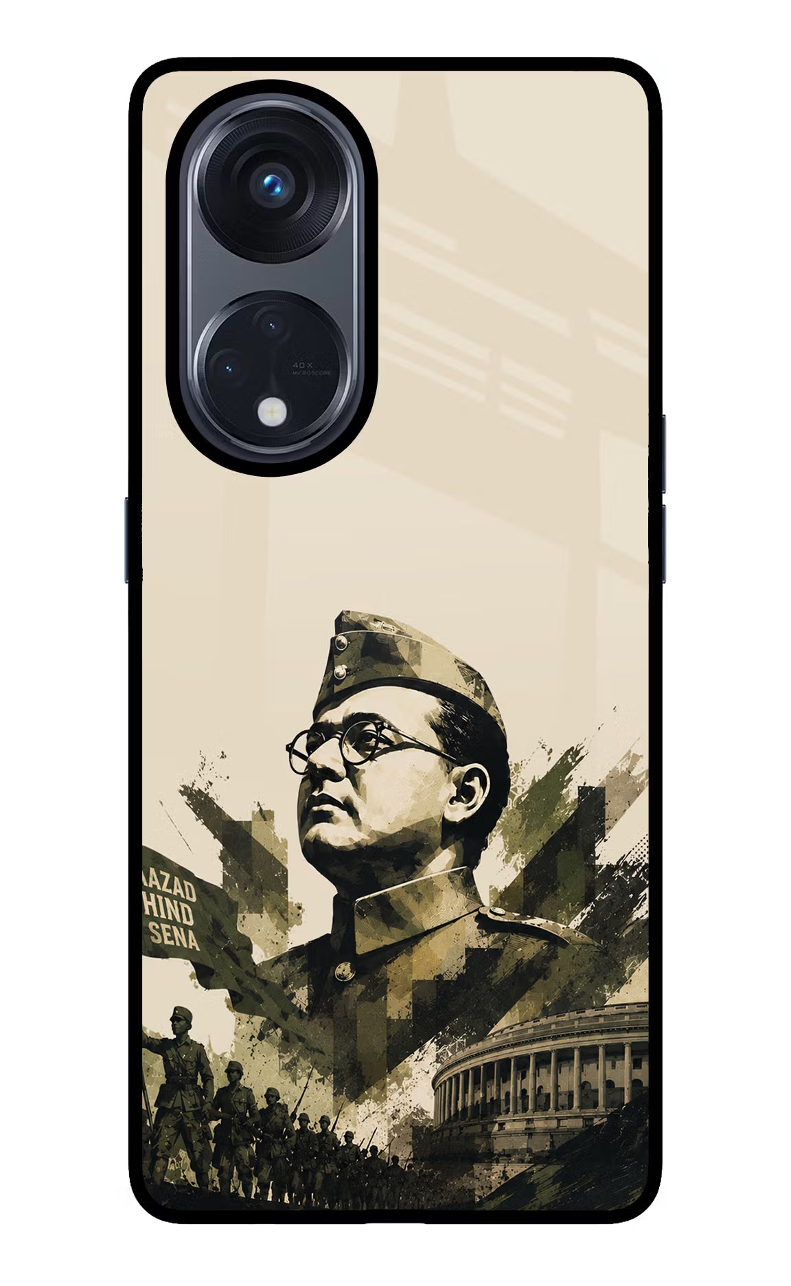 Netaji Rising Oppo Reno8 T 5G Glass Case