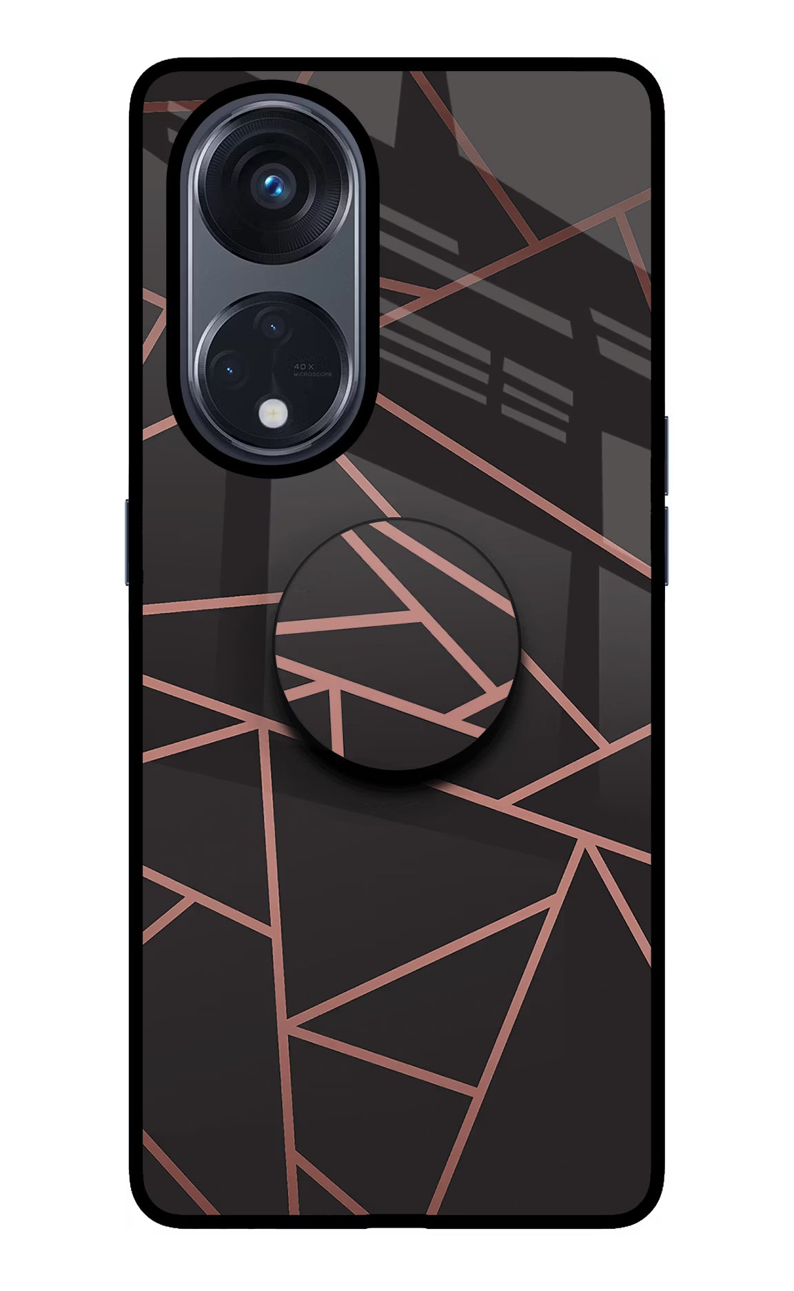 Geometric Pattern Oppo Reno8 T 5G Pop Case by Casekaro