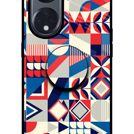 Colorful Pattern Oppo Reno8 T 5G Pop Case by Casekaro