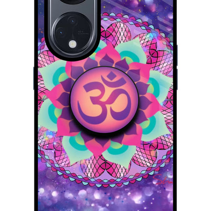 Om Purple Oppo Reno8 T 5G Pop Case by Casekaro
