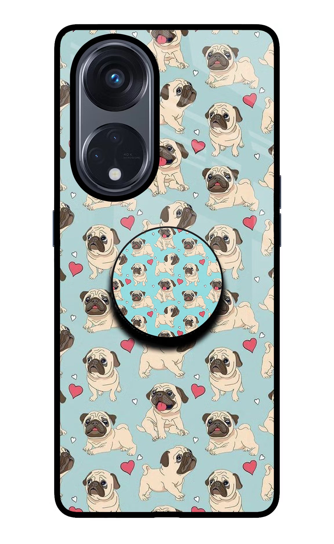 Pug Dog Oppo Reno8 T 5G Pop Case by Casekaro