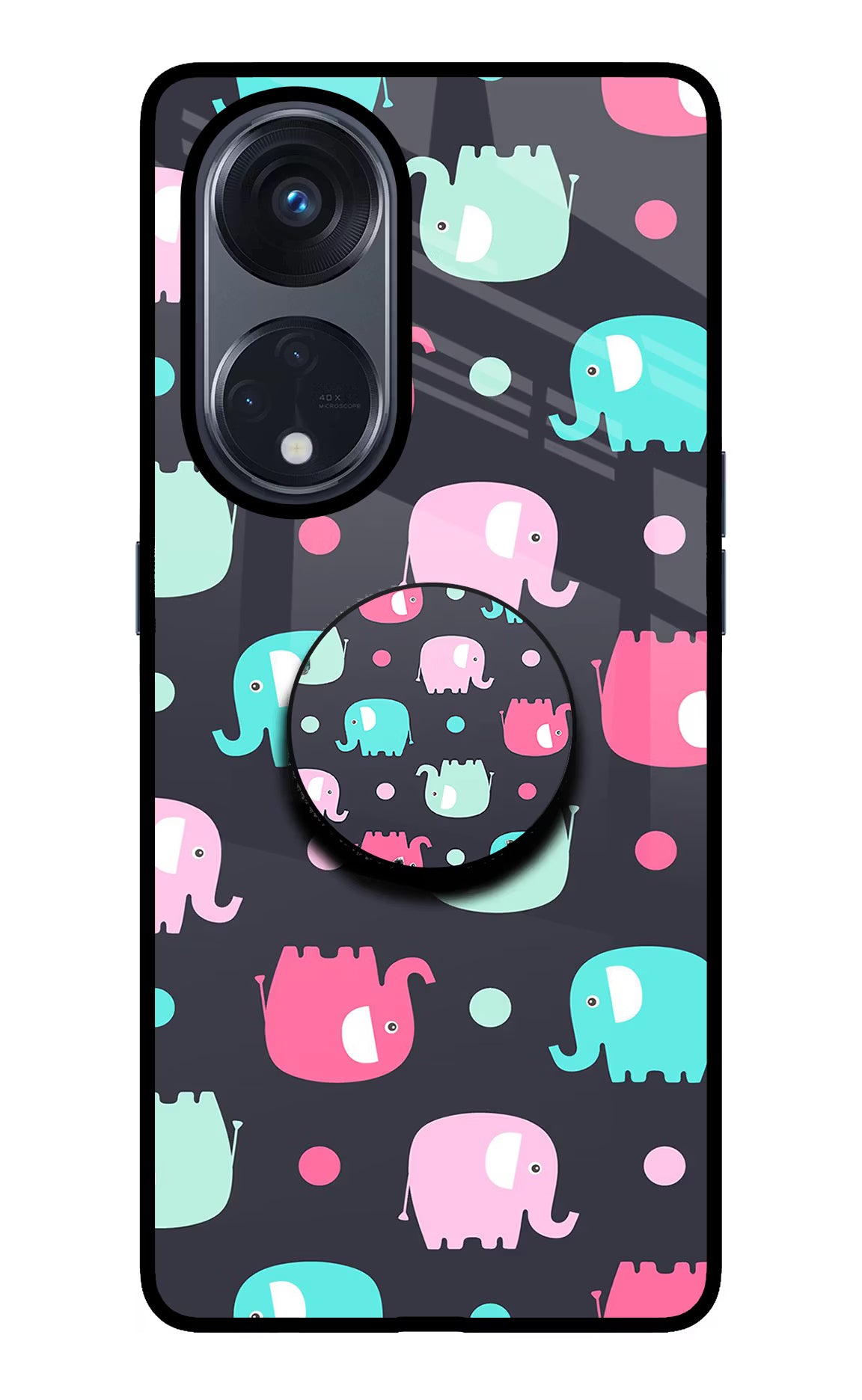 Baby Elephants Oppo Reno8 T 5G Pop Case by Casekaro
