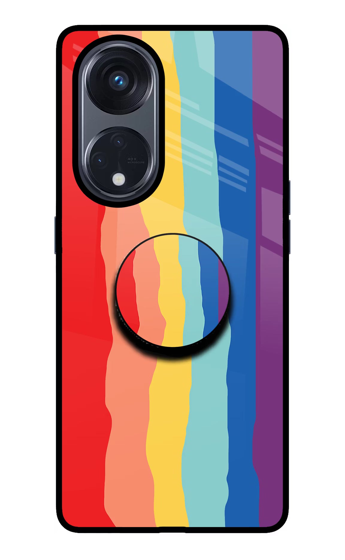Rainbow Oppo Reno8 T 5G Pop Case by Casekaro