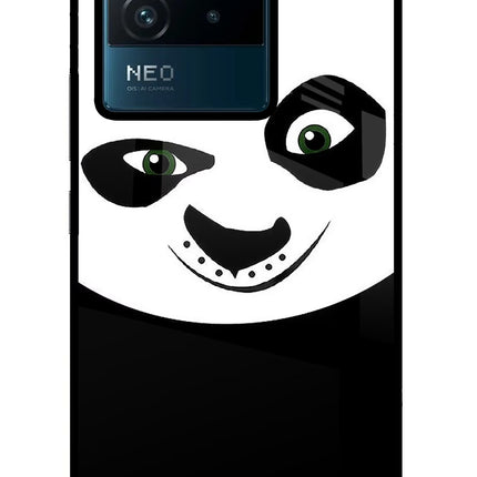 Panda IQOO Neo 6 5G Glass Case Back Cover by Casekaro