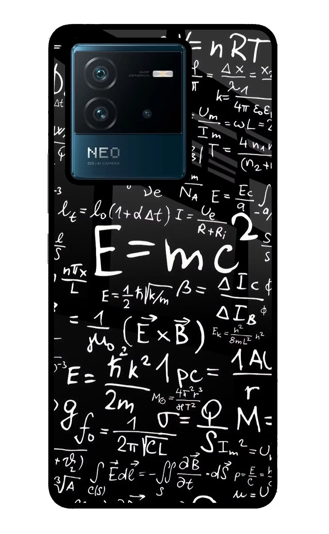 Physics Formula IQOO Neo 6 5G Glass Case Back Cover by Casekaro