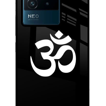 Om IQOO Neo 6 5G Glass Case Back Cover by Casekaro