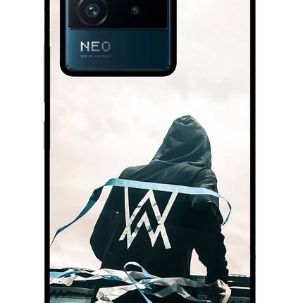 Alan Walker IQOO Neo 6 5G Glass Case Back Cover by Casekaro
