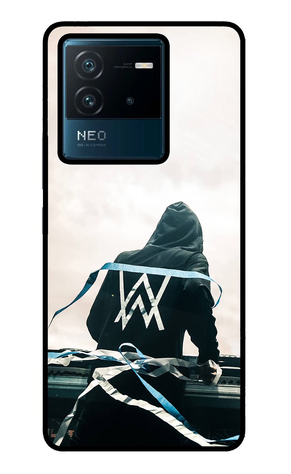 Alan Walker IQOO Neo 6 5G Glass Case Back Cover by Casekaro
