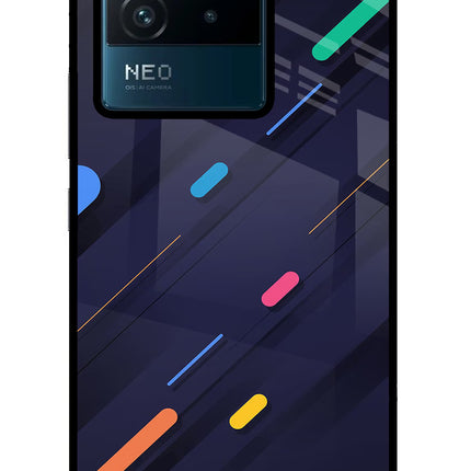 Abstract Design IQOO Neo 6 5G Glass Case