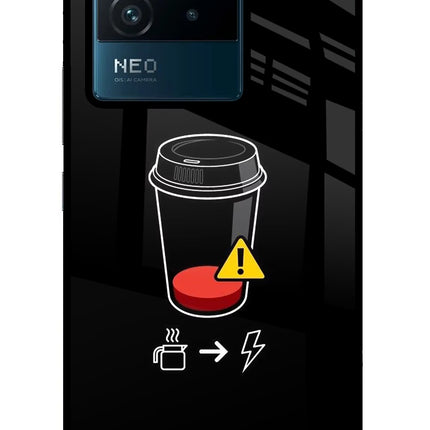 Coffee IQOO Neo 6 5G Glass Case Back Cover by Casekaro