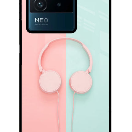 Music Lover IQOO Neo 6 5G Glass Case Back Cover by Casekaro