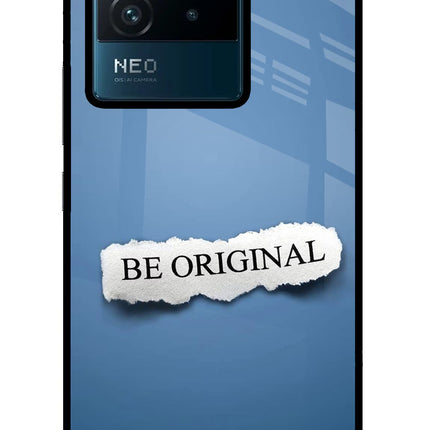 Be Original IQOO Neo 6 5G Glass Case Back Cover by Casekaro