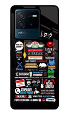 FRIENDS IQOO Neo 6 5G Glass Case