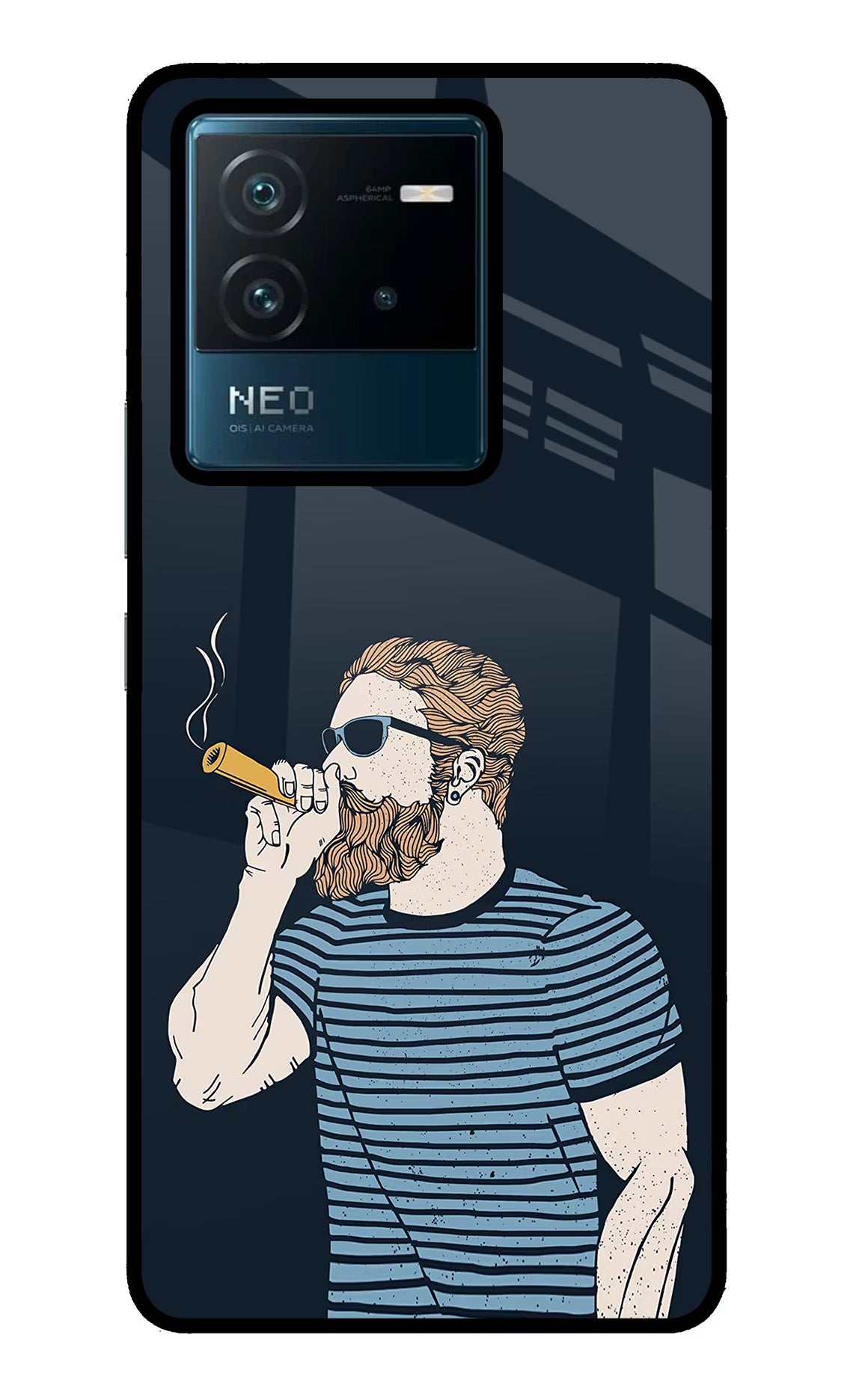 Smoking IQOO Neo 6 5G Glass Case