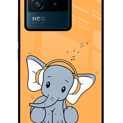 High On Music IQOO Neo 6 5G Glass Case Back Cover by Casekaro