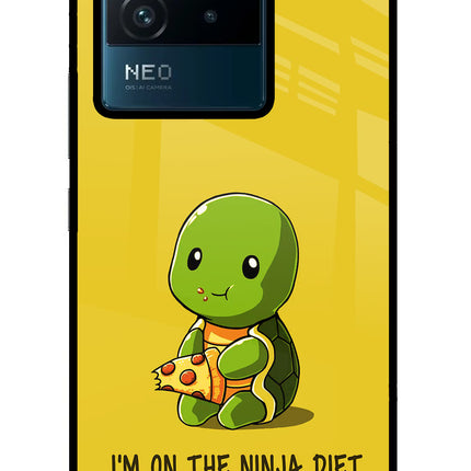 I'm on Ninja Diet IQOO Neo 6 5G Glass Case Back Cover by Casekaro