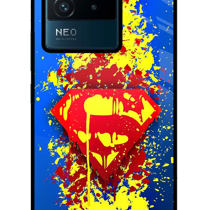 Superman logo IQOO Neo 6 5G Glass Case