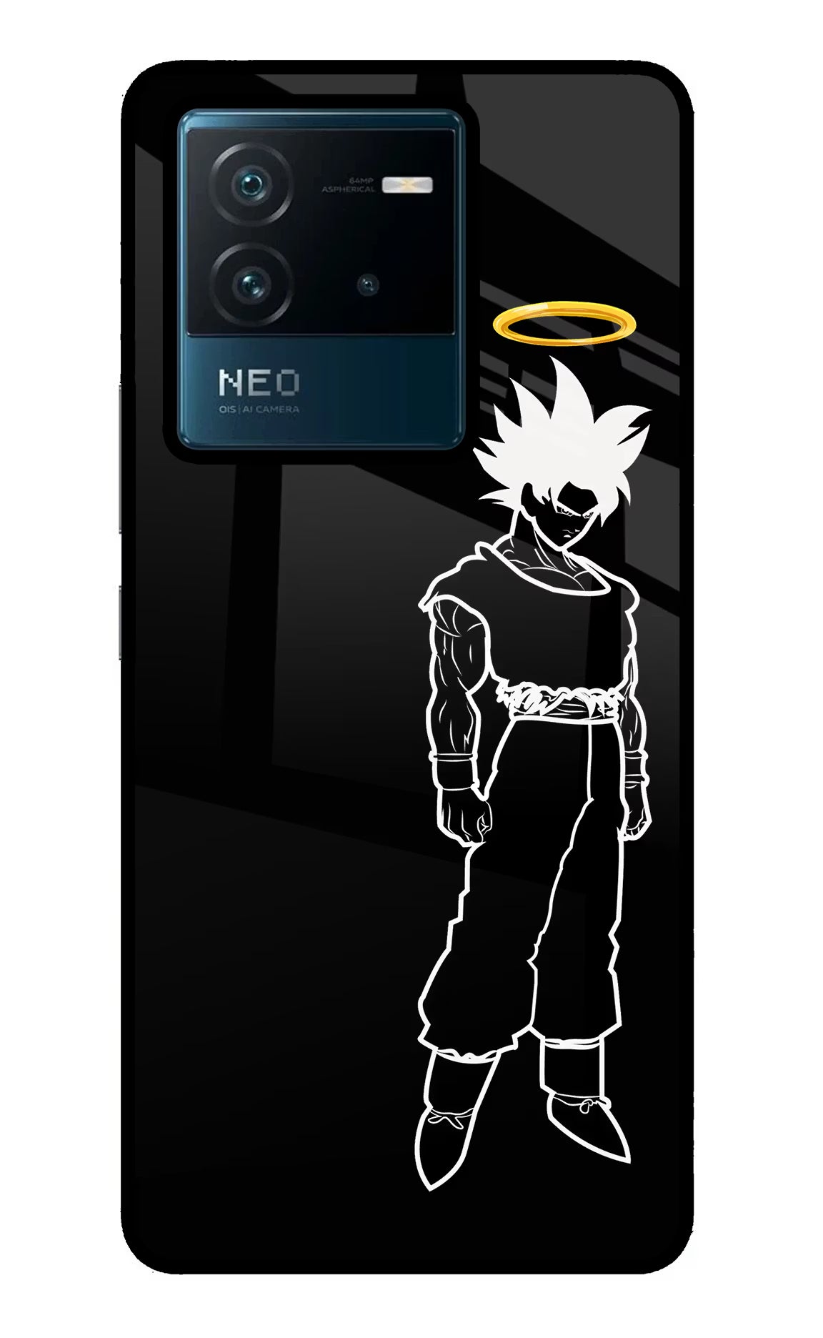 DBS Character IQOO Neo 6 5G Glass Case Back Cover by Casekaro