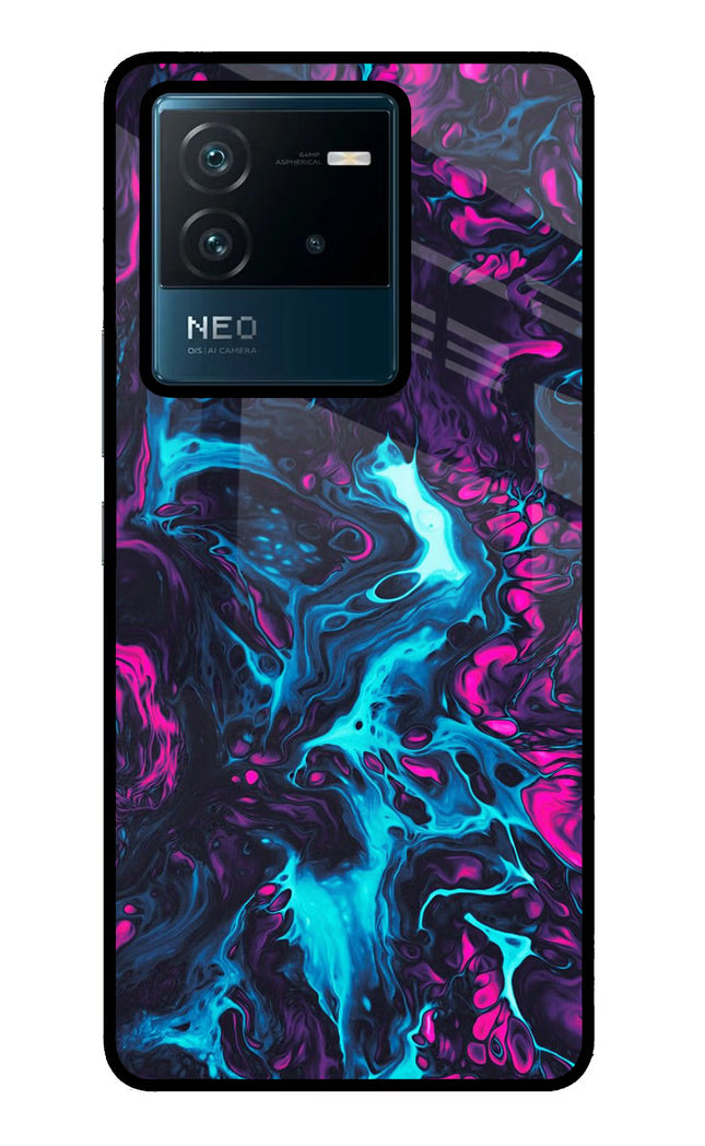 Abstract IQOO Neo 6 5G Glass Case