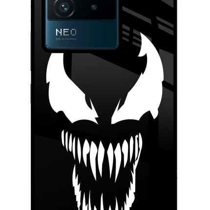 Venom IQOO Neo 6 5G Glass Case Back Cover by Casekaro