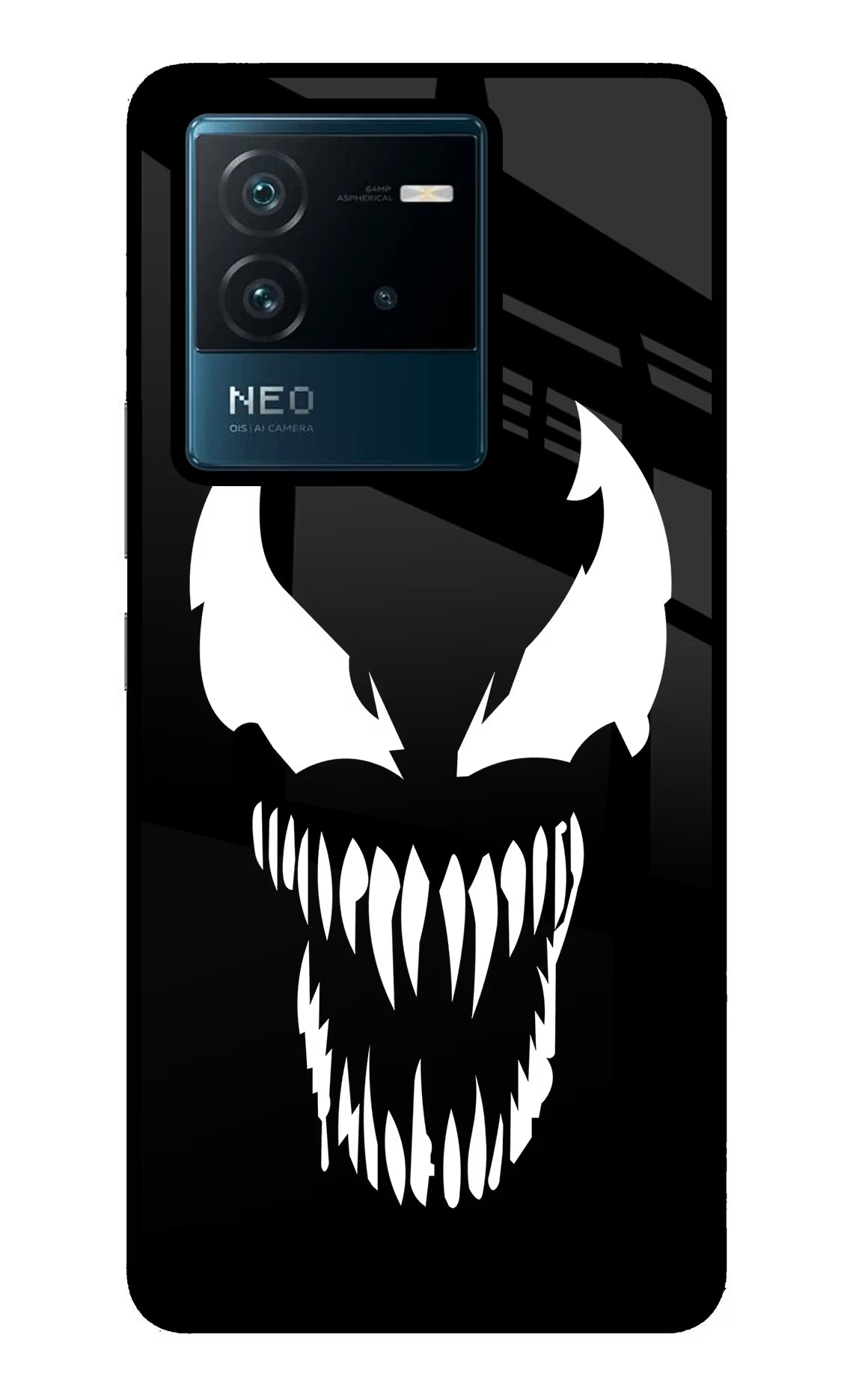 Venom IQOO Neo 6 5G Glass Case Back Cover by Casekaro
