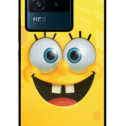 Sponge 1 IQOO Neo 6 5G Glass Case Back Cover by Casekaro