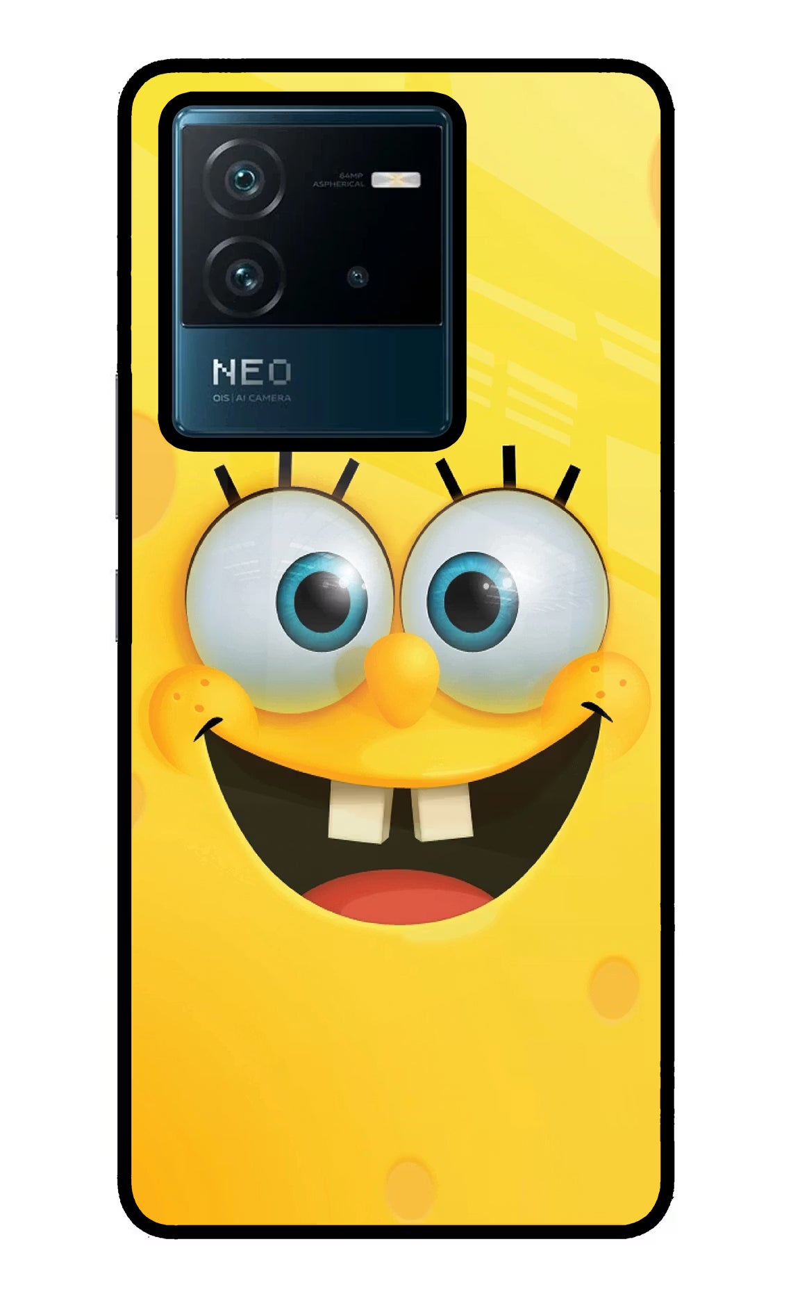 Sponge 1 IQOO Neo 6 5G Glass Case Back Cover by Casekaro