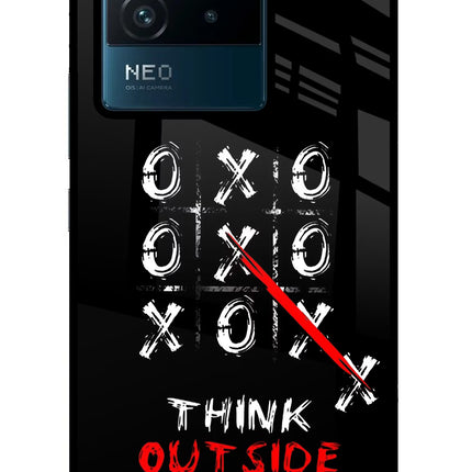 Think out of the BOX IQOO Neo 6 5G Glass Case Back Cover by Casekaro