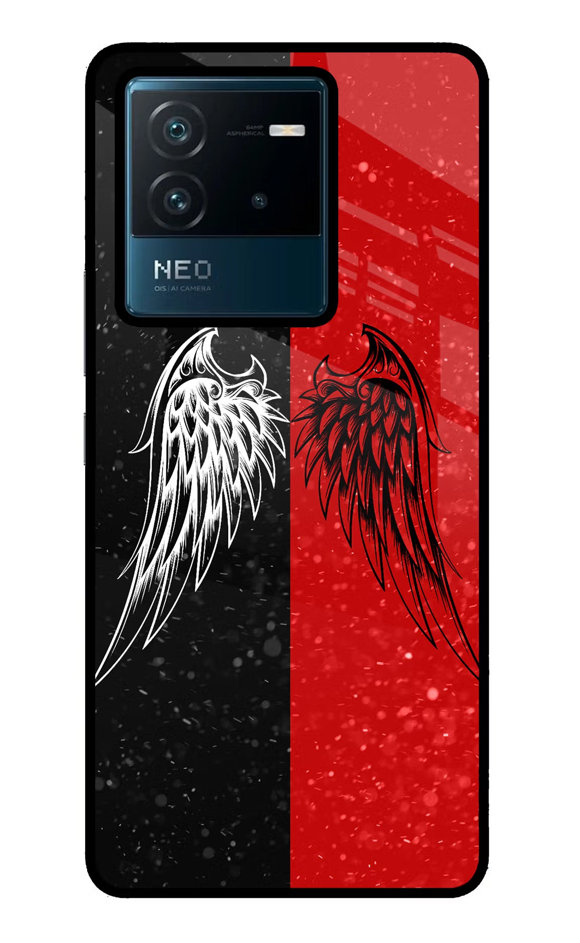 Wings IQOO Neo 6 5G Glass Case