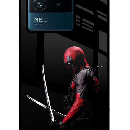 Deadpool IQOO Neo 6 5G Glass Case Back Cover by Casekaro