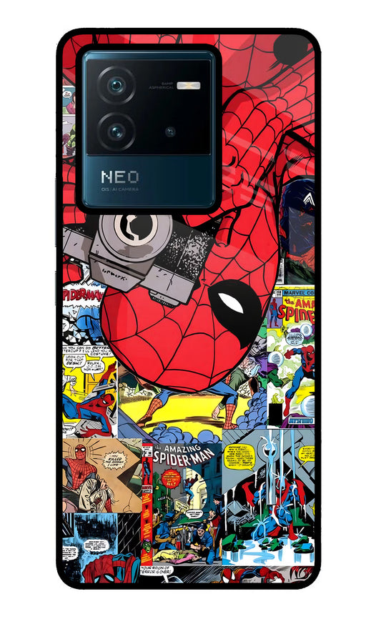 Spider Man IQOO Neo 6 5G Glass Case