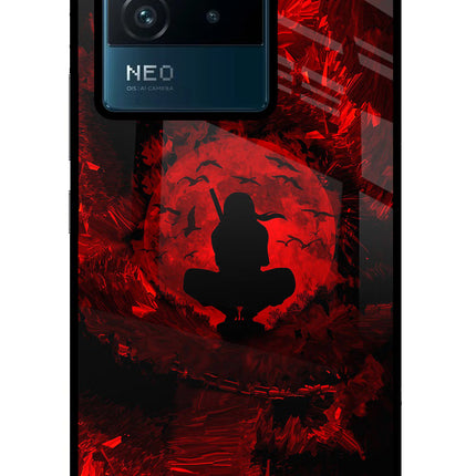 Itachi Uchiha IQOO Neo 6 5G Glass Case Back Cover by Casekaro
