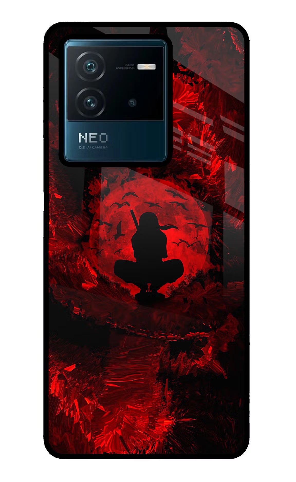 Itachi Uchiha IQOO Neo 6 5G Glass Case
