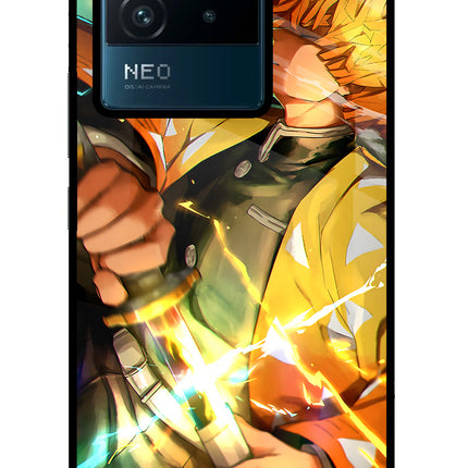 Demon Slayer IQOO Neo 6 5G Glass Case