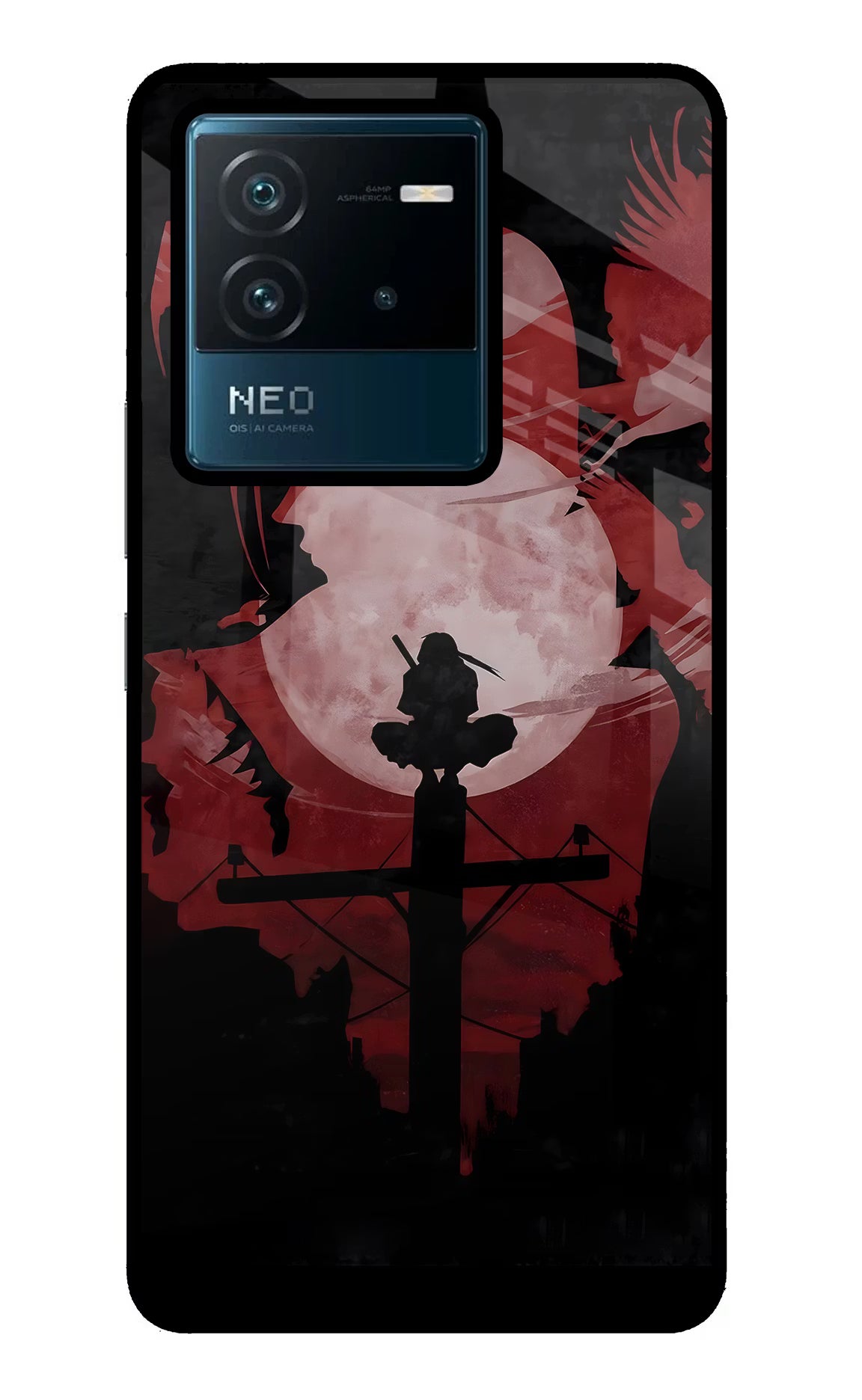 Naruto Anime IQOO Neo 6 5G Glass Case Back Cover by Casekaro