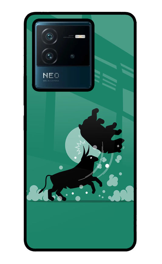 Bull Conqueror IQOO Neo 6 5G Glass Case