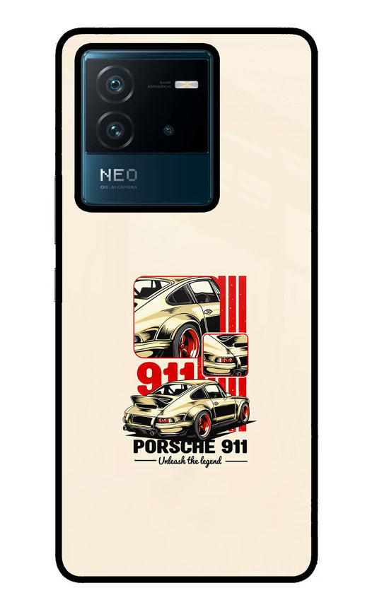 Classic Porsche 911 IQOO Neo 6 5G Glass Case