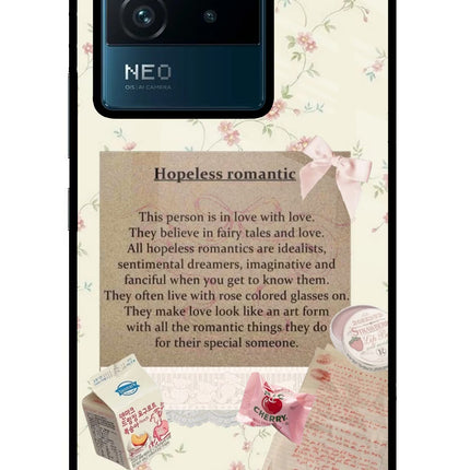 Hopeless Romantic IQOO Neo 6 5G Glass Case