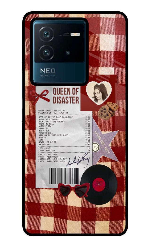 Queen of Disaster IQOO Neo 6 5G Glass Case