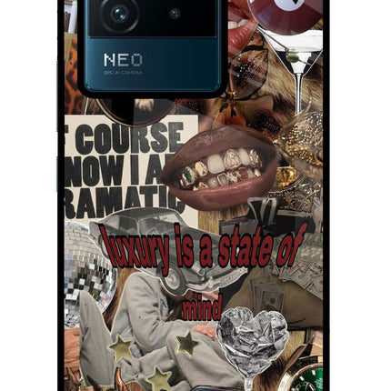 Luxury IQOO Neo 6 5G Glass Case Back Cover by Casekaro