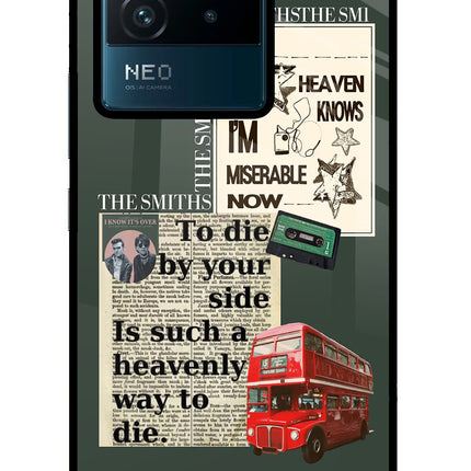 The Smiths IQOO Neo 6 5G Glass Case Back Cover by Casekaro