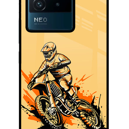 Off-Road Fury IQOO Neo 6 5G Glass Case Back Cover by Casekaro