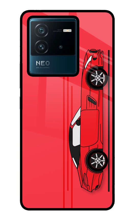Red Velocity IQOO Neo 6 5G Glass Case