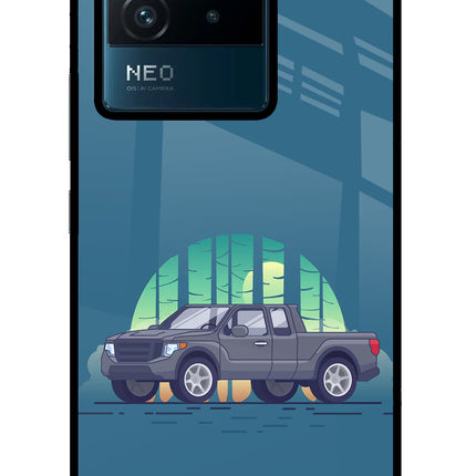 Retro Garage Vibe IQOO Neo 6 5G Glass Case