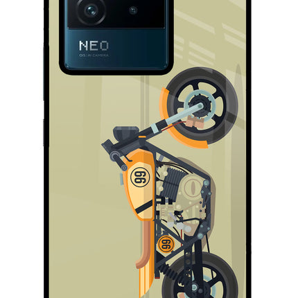 Vertical Speedster IQOO Neo 6 5G Glass Case