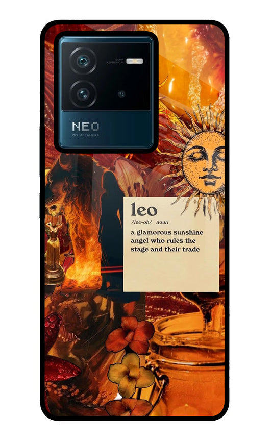 Leo Zodiac IQOO Neo 6 5G Glass Case