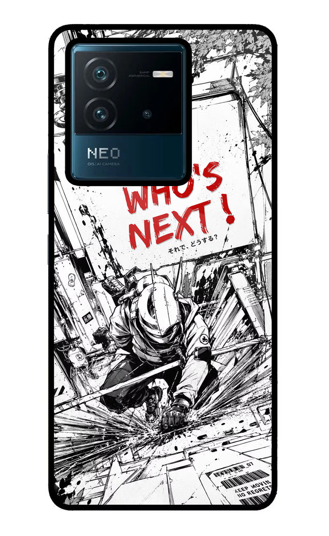 Who's Next IQOO Neo 6 5G Glass Case