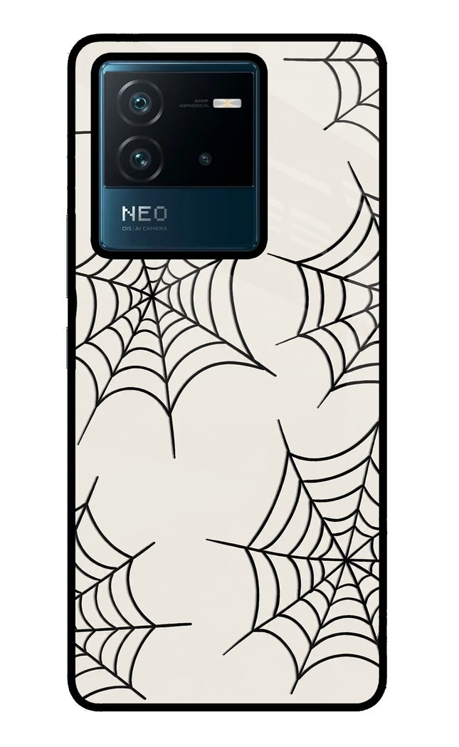 Spider Web IQOO Neo 6 5G Glass Case