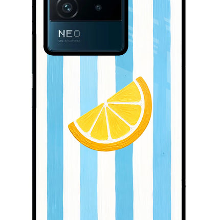 Summer Lemon IQOO Neo 6 5G Glass Case